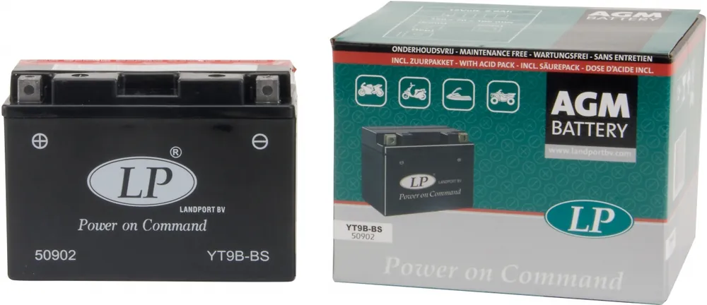 Lage Kosten LANDPORT - LT9B-BS 50902 AGM - Batteries - COMBIPACK EU2019/1148